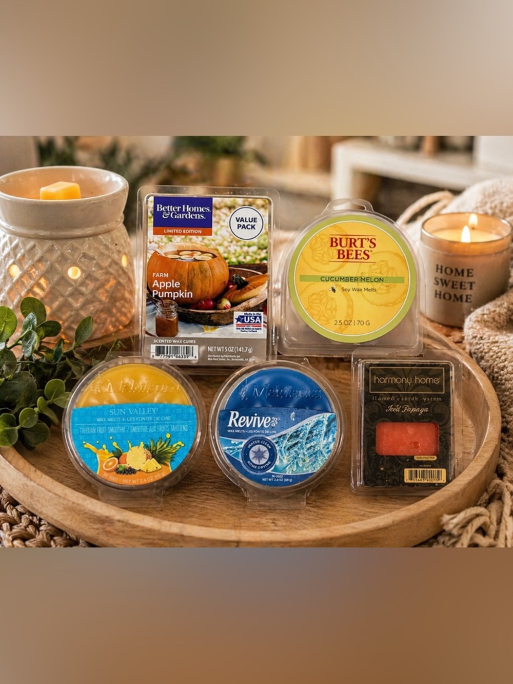 Wax Melt Bundle Lot | Better Homes & Gardens Burt’s Bees Melaleuca Harmony Home